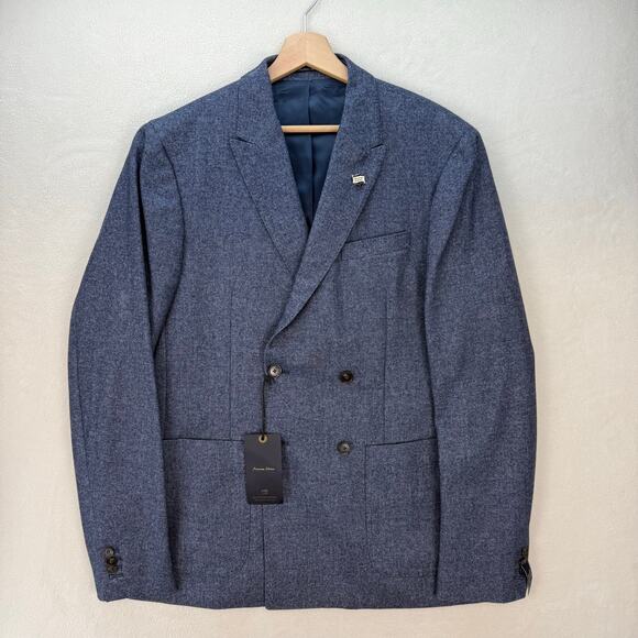 Scotch & Soda Blazer Jacket Dark Navy Blue Mens XL - Picture 1 of 12